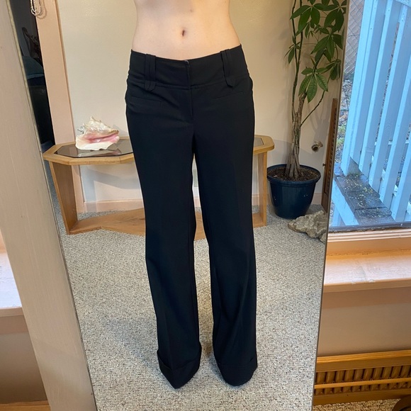 Bisou Bisou Pants/slacks 4 Cuffed Women Black - Picture 3 of 8